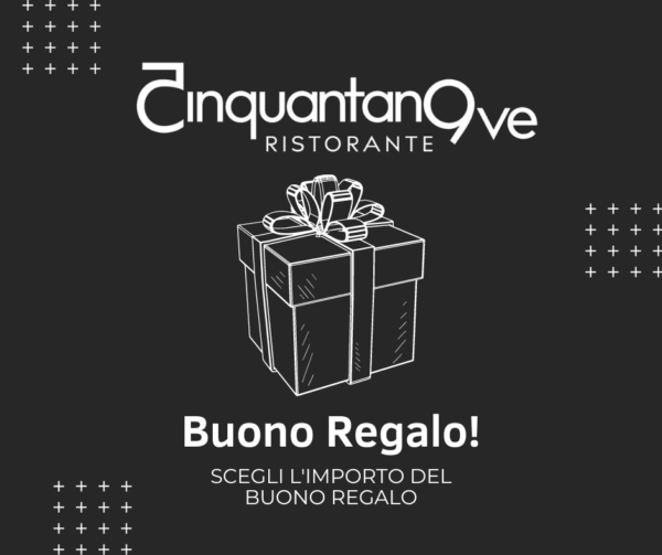 buono regalo ristorante 59