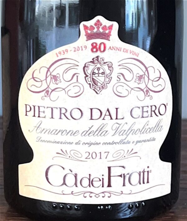 bottiglia Amarone dal cero