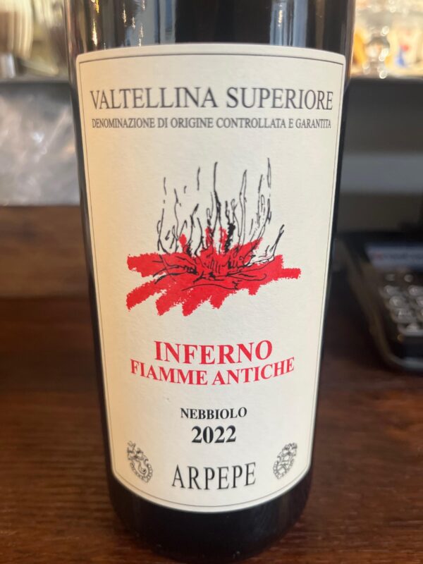 bottiglia arpepe valtellina superiore