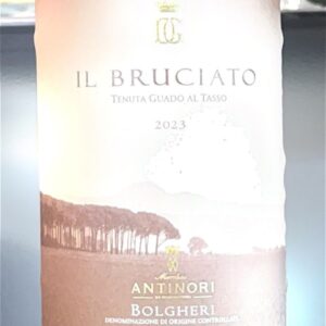 il bruciato bottiglia