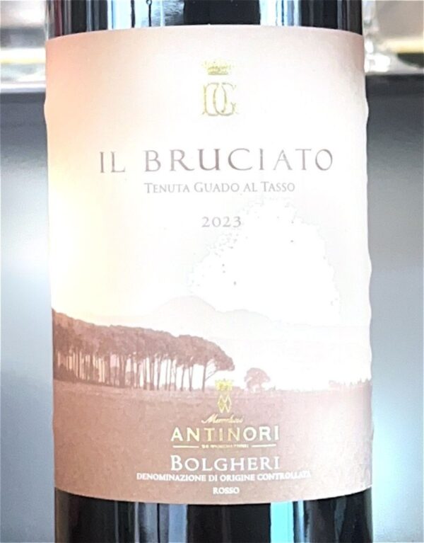 il bruciato bottiglia