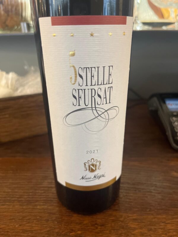 nino negri 5 stelle sfurzat bottiglia