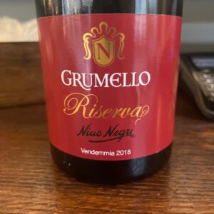 nino negri grumello bottiglia