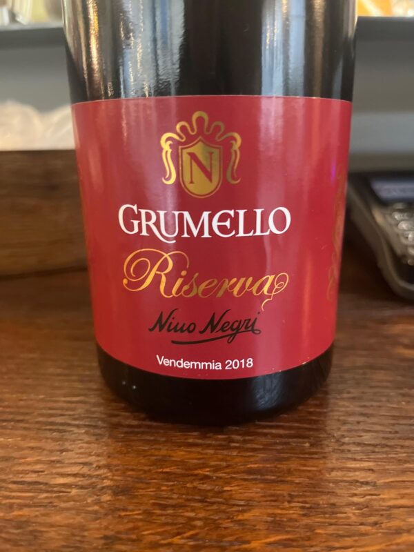 nino negri grumello bottiglia