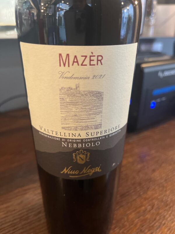 nino negri mazer bottiglia